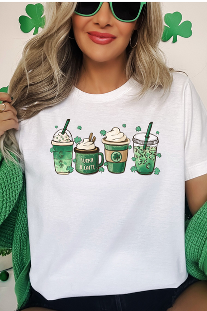 ST. PATRICK LATTE TEE (BELLA CANVAS) by LL | Fleurcouture