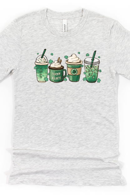 ST. PATRICK LATTE TEE (BELLA CANVAS) by LL | Fleurcouture