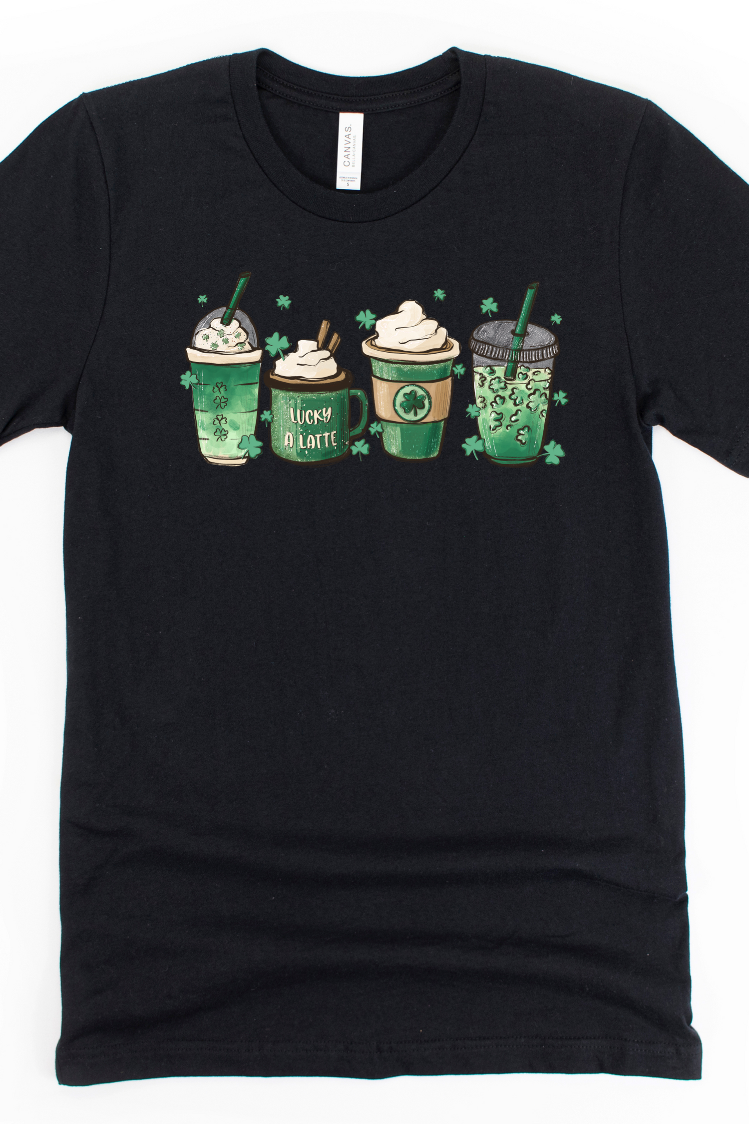 ST. PATRICK LATTE TEE (BELLA CANVAS) by LL | Fleurcouture