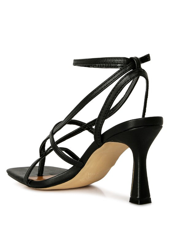 Stalker Strappy Ankle Strap Sandals by Rag Company | Fleurcouture