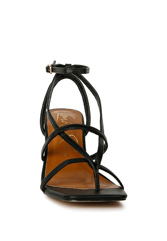 Stalker Strappy Ankle Strap Sandals by Rag Company | Fleurcouture