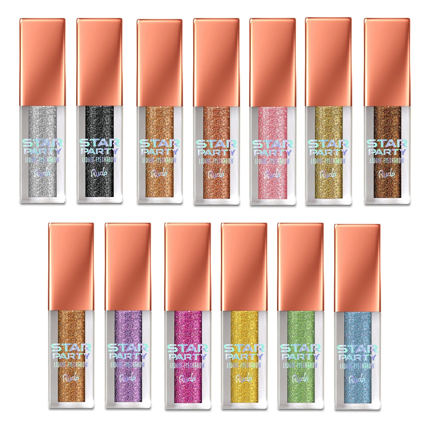 Star Party Liquid Eyeshadow Complete Set (SPECIAL DEAL) Gift Sets by Rude Cosmetics | Fleurcouture