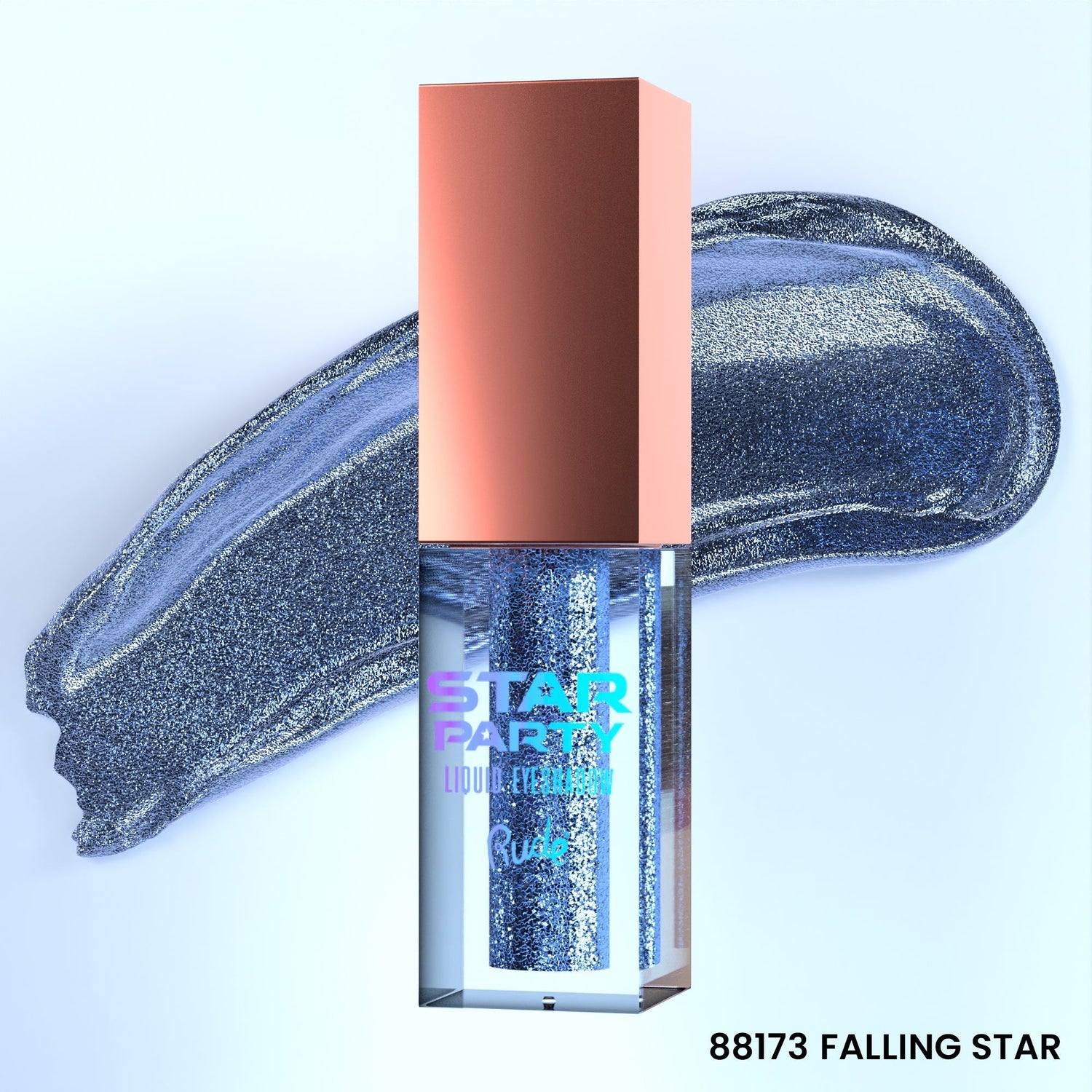 Star Party Liquid Glitter Eyeshadow Falling Star Single Eyeshadows by Rude Cosmetics | Fleurcouture