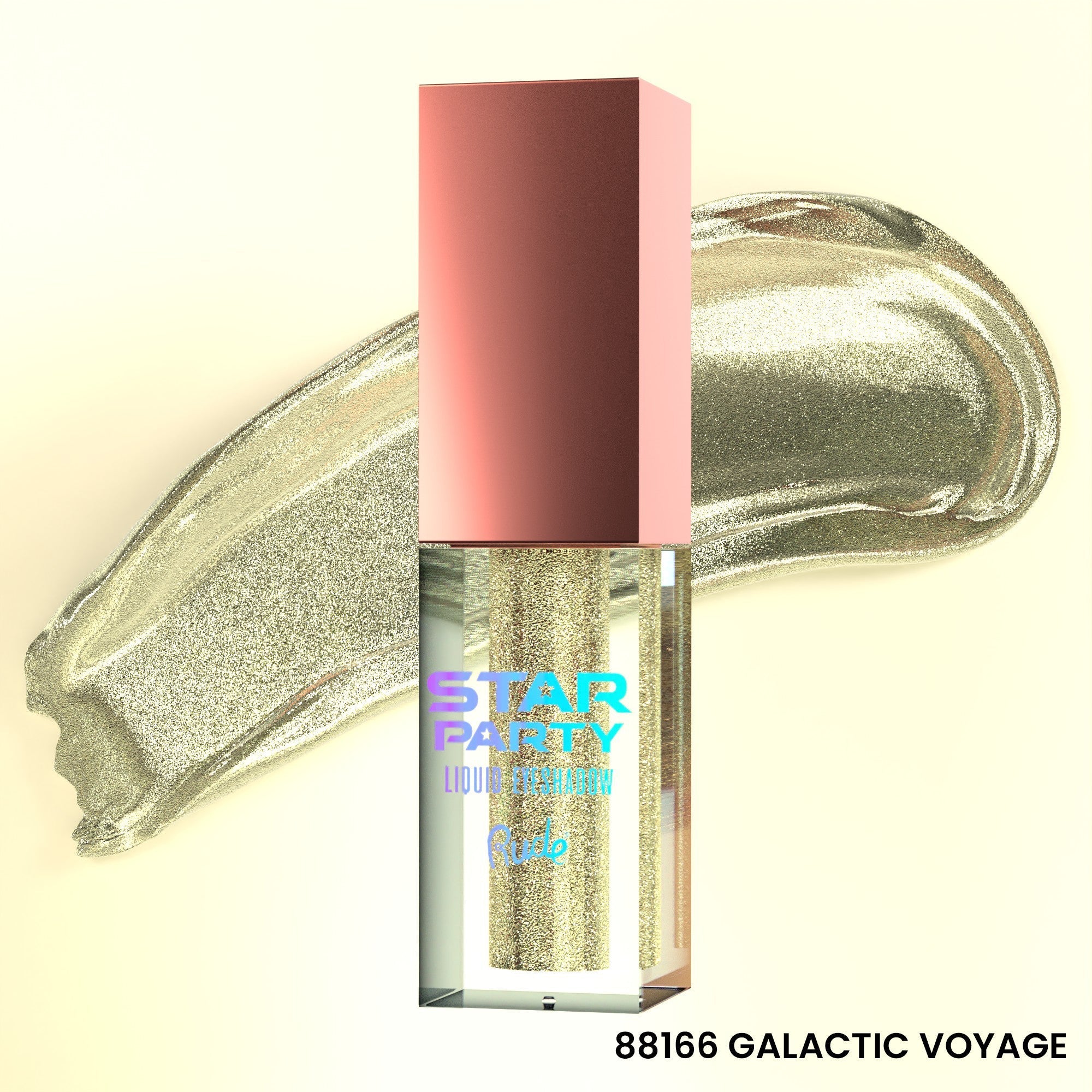 Star Party Liquid Glitter Eyeshadow Galactic Voyage Single Eyeshadows by Rude Cosmetics | Fleurcouture