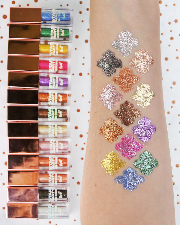 Star Party Liquid Glitter Eyeshadow Single Eyeshadows by Rude Cosmetics | Fleurcouture