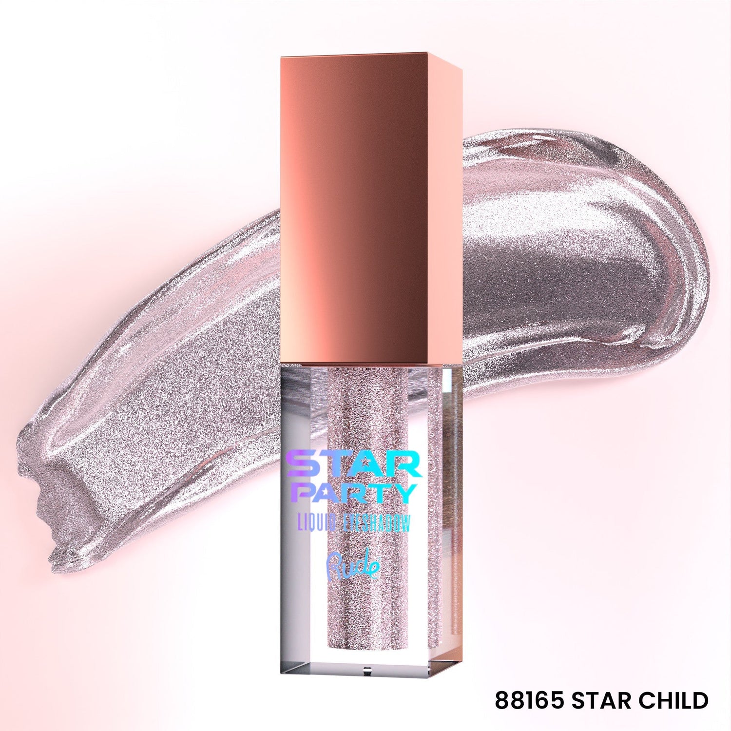 Star Party Liquid Glitter Eyeshadow Star Child Single Eyeshadows by Rude Cosmetics | Fleurcouture