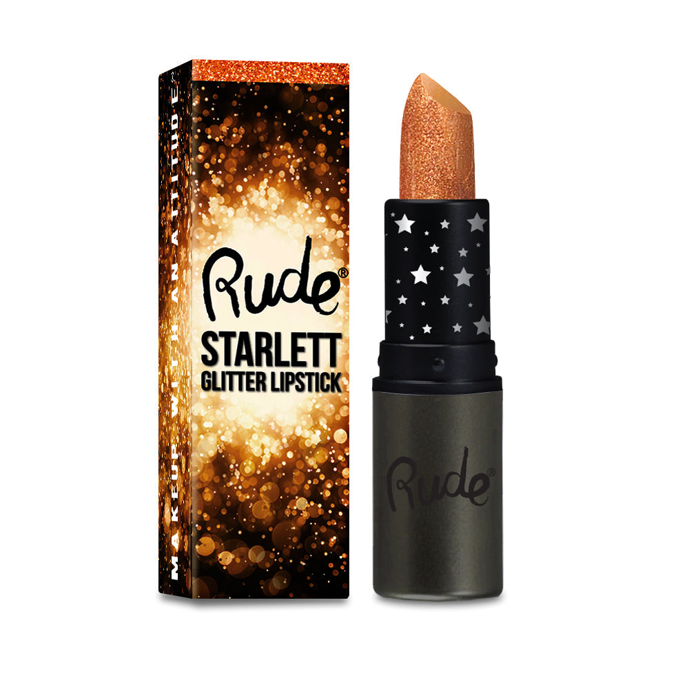 Starlett Glitter Lipstick Lipstick by Rude Cosmetics | Fleurcouture