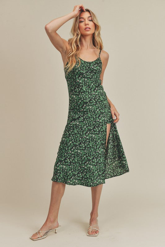 Stasia Dress GOLD LEOPARD by Aemi + Co | Fleurcouture