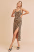 Stasia Dress GOLD LEOPARD S by Aemi + Co | Fleurcouture