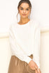 Stay Easy Raglan Long Sleeve Top WHIP CREAM L by HYFVE | Fleurcouture