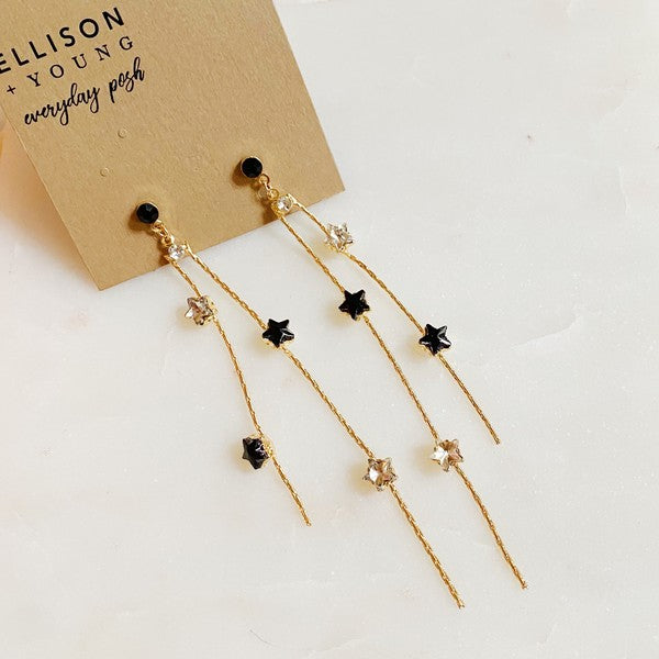 Strands of Stars Earrings OS by Ellison and Young | Fleurcouture