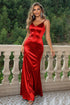 Strappy Backless Maxi Dress Red XS Women&