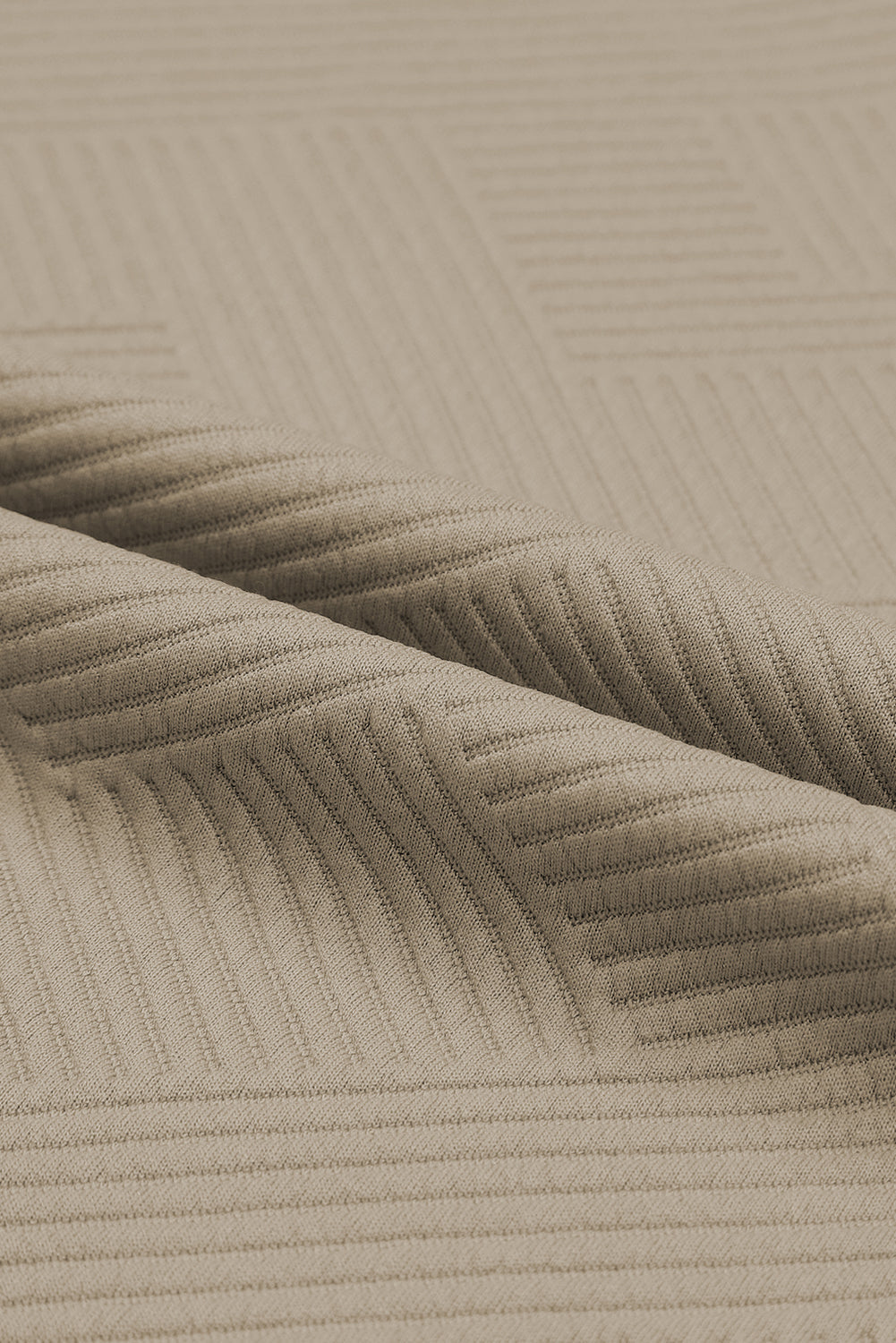 Strawberry Pink Textured Loose Fit T Shirt and Drawstring Pants Set 95%Polyester+5%Elastane Two Piece Sets/Pant Sets by Fleurcouture | Fleurcouture