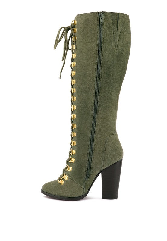 Street-Slay Antique Heeled Calf Boot by Rag Company | Fleurcouture