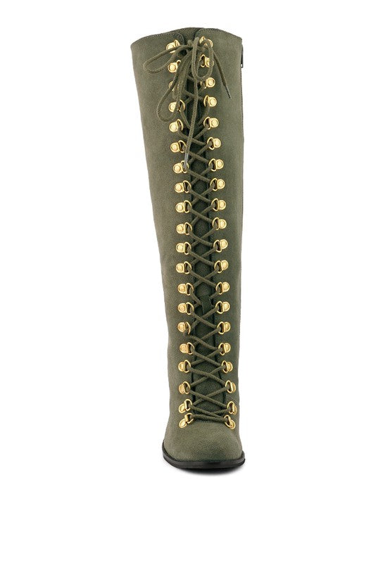 Street-Slay Antique Heeled Calf Boot by Rag Company | Fleurcouture