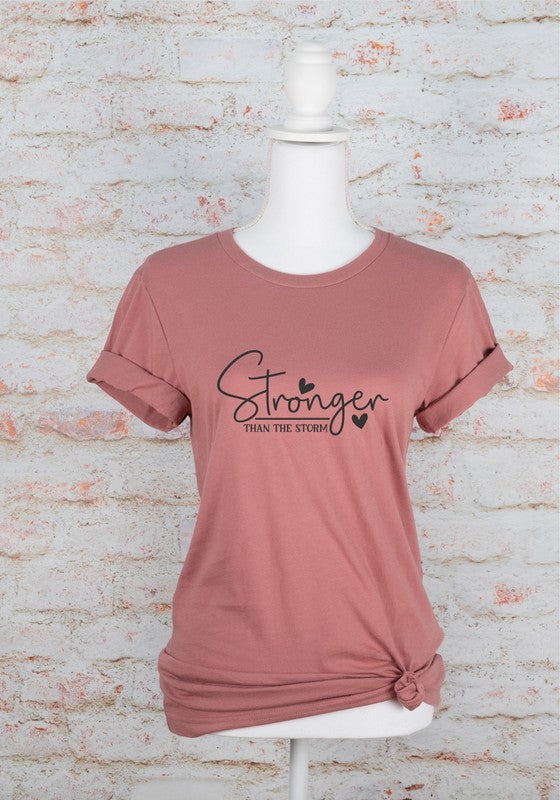 Stronger Than The Storm Graphic Tee by Ocean and 7th | Fleurcouture