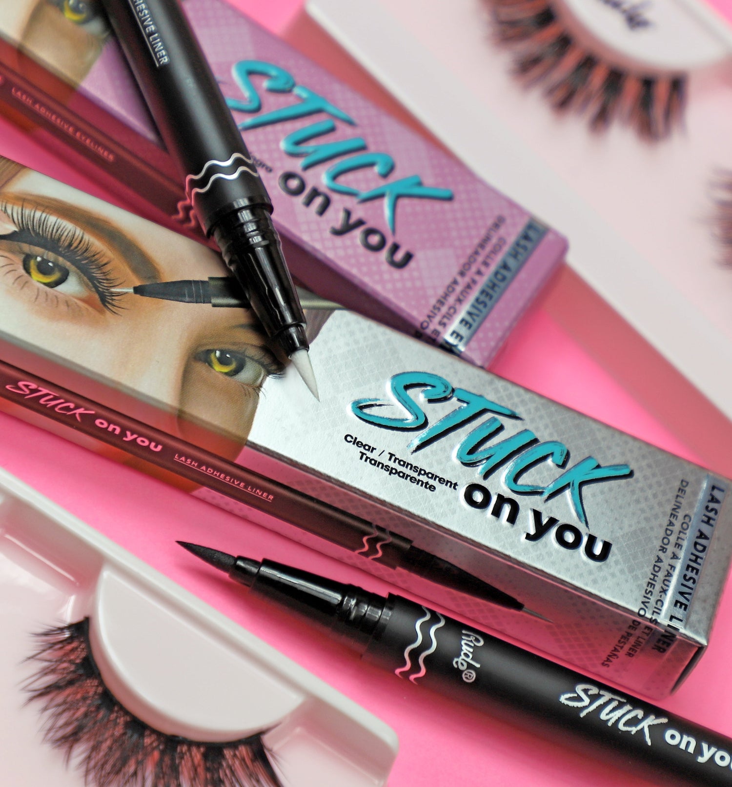 Stuck On You Lash Adhesive Liner - Clear Lash Adhesives by Rude Cosmetics | Fleurcouture