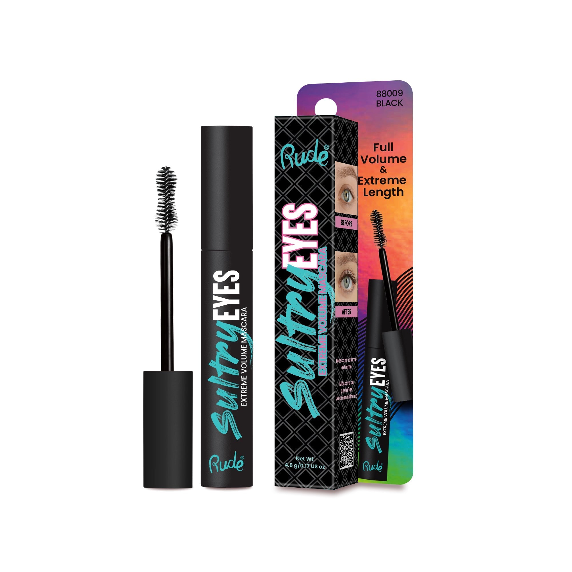 Sultry Eyes - Extreme Full Volume Mascara Mascara by Rude Cosmetics | Fleurcouture