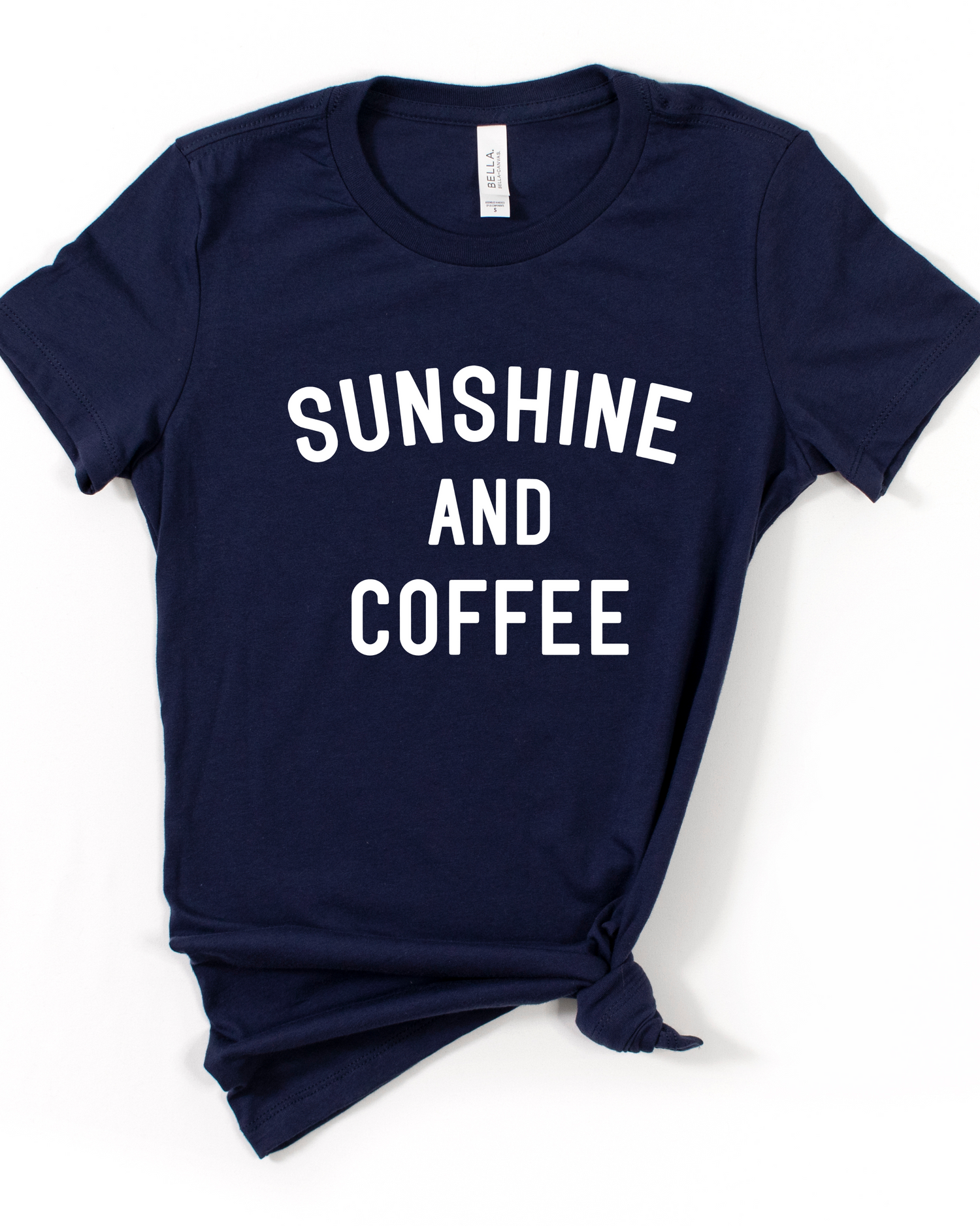 SUNSHINE &amp; COFFEE TEE(BELLA CANVAS) by LL | Fleurcouture