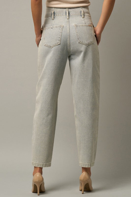 Super High Waist Balloon Jeans LIGHT by Denim Lab USA | Fleurcouture