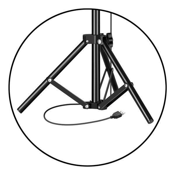 Supersonic PRO Live Stream 10in Heart Ring Light Black One Size by Jupiter Gear | Fleurcouture