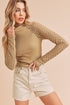 Suri Top TAN S by Aemi + Co | Fleurcouture