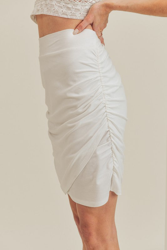 Susie Skirt WHITE S by Aemi + Co | Fleurcouture