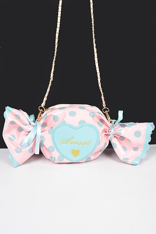 Sweet Candy Iconic Novelty Swing Bag Blue O/S by Artini Accessories | Fleurcouture