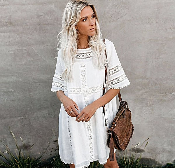 Sweet Cover-up white OS by ClaudiaG Apparel | Fleurcouture