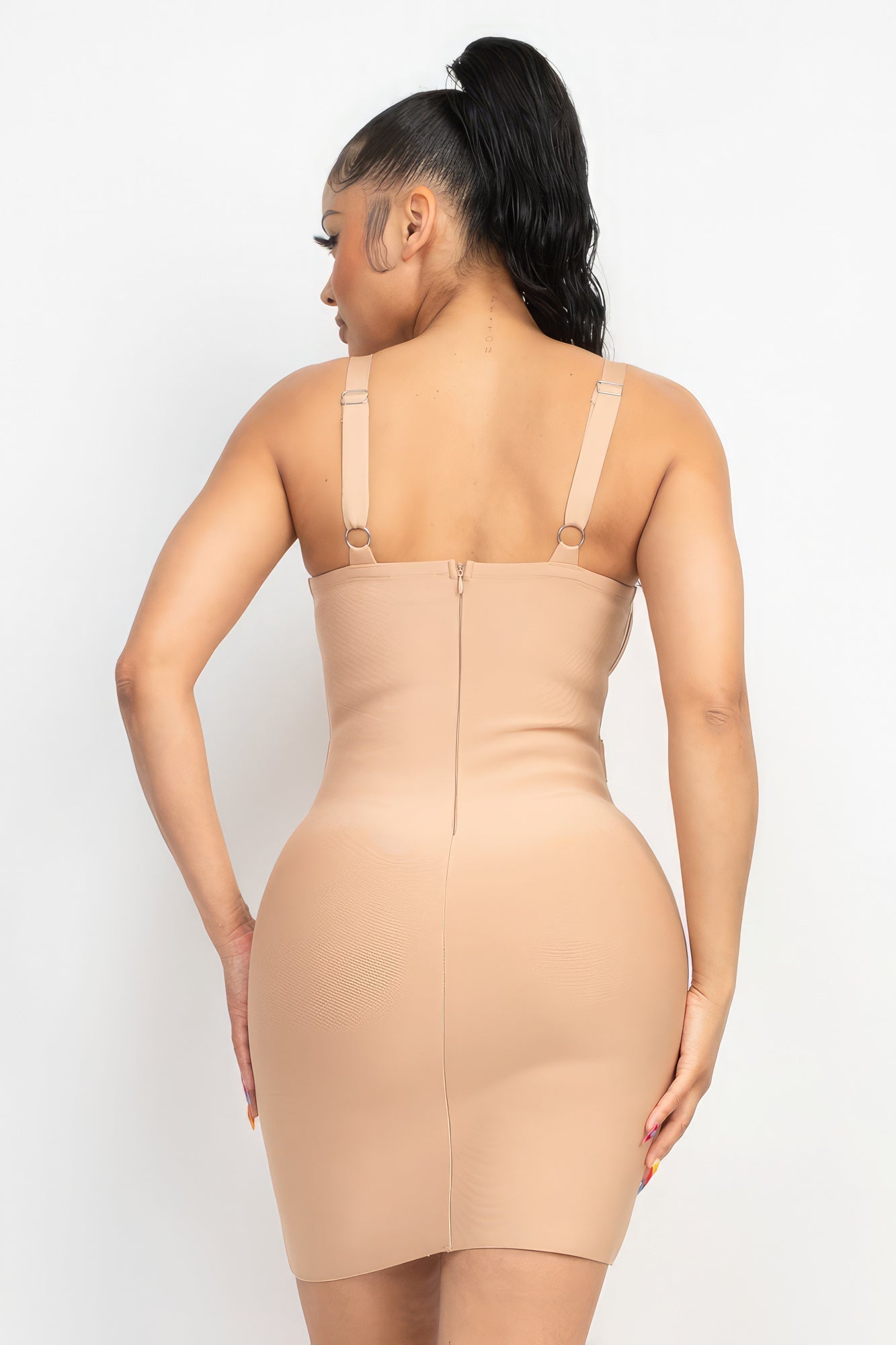 Sweetheart Wide Strap Bandage Dress by Fleurcouture | Fleurcouture