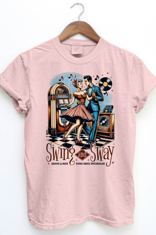 Swing and Sway, Retro Vintage Garment Dye Tee Blossom S by Rebel Stitch | Fleurcouture