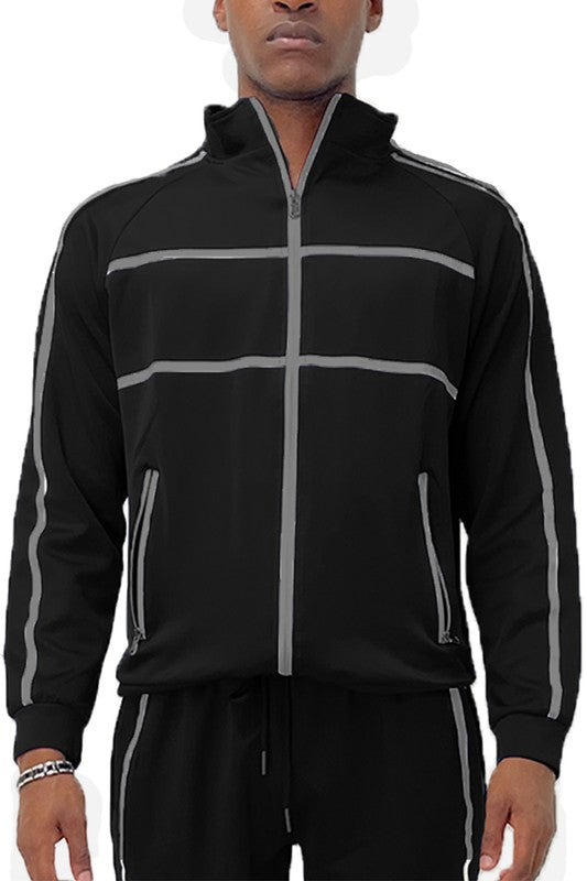 TAPE STRIPE TRACK JACKET Men&