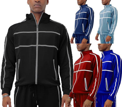 TAPE STRIPE TRACK JACKET Men&