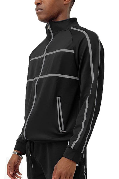 TAPE STRIPE TRACK JACKET Men&