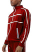 TAPE STRIPE TRACK JACKET RED S Men&