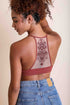 Tattoo Mesh Racerback Bralette Rust XS/S by Leto Accessories | Fleurcouture