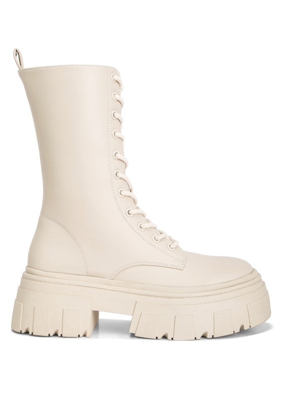 Tatum Combat Boots by Rag Company | Fleurcouture