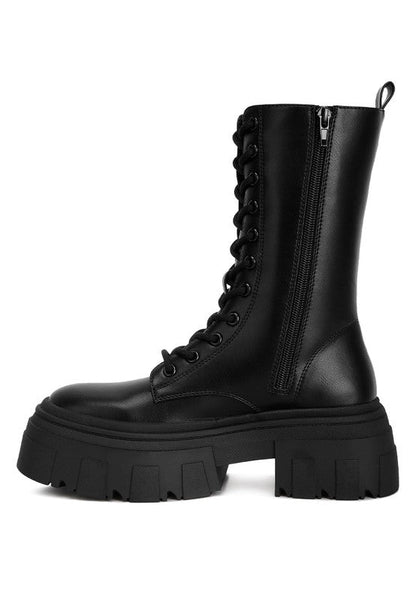 Tatum Combat Boots by Rag Company | Fleurcouture