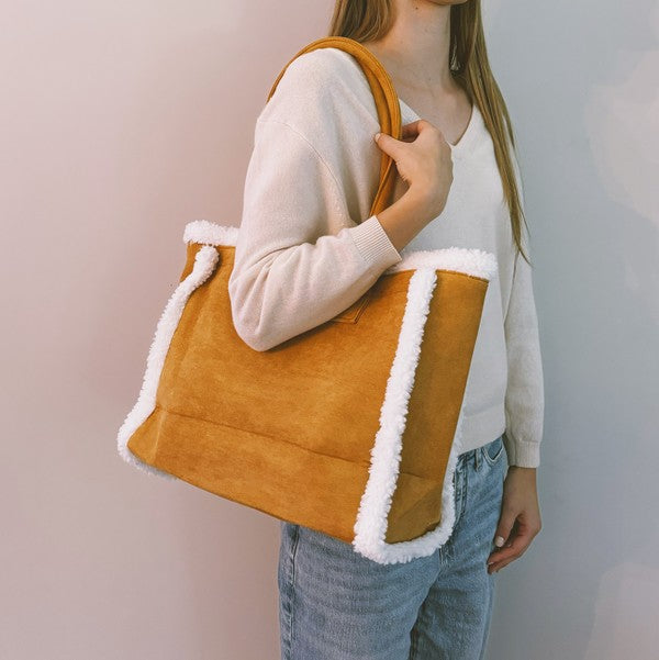 Teddy Cozy The Tote Shoulder Bag OS by Ellison and Young | Fleurcouture