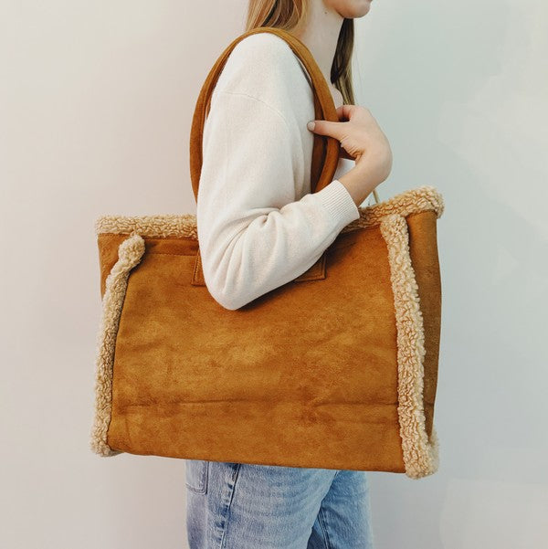 Teddy Cozy The Tote Shoulder Bag OS by Ellison and Young | Fleurcouture