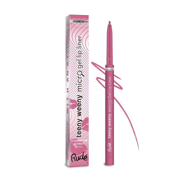 Teeny Weeny Rich and Creamy Micro Gel Lip Liner I'm A Flirt Lip Liner by Rude Cosmetics | Fleurcouture