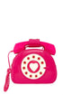 Telephone Shaped Purse Shoulder Crossbody Bag FUCHSIA OS by ICCO ACCESSORIES | Fleurcouture