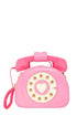 Telephone Shaped Purse Shoulder Crossbody Bag PINK OS by ICCO ACCESSORIES | Fleurcouture