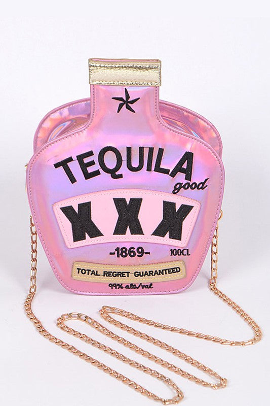 Tequila Iconic Box Swing Bag Pink O/S by Artini Accessories | Fleurcouture