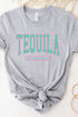 Tequila Summer Drink Graphic T Shirts ATHLETIC HEATHER S by Color Bear | Fleurcouture