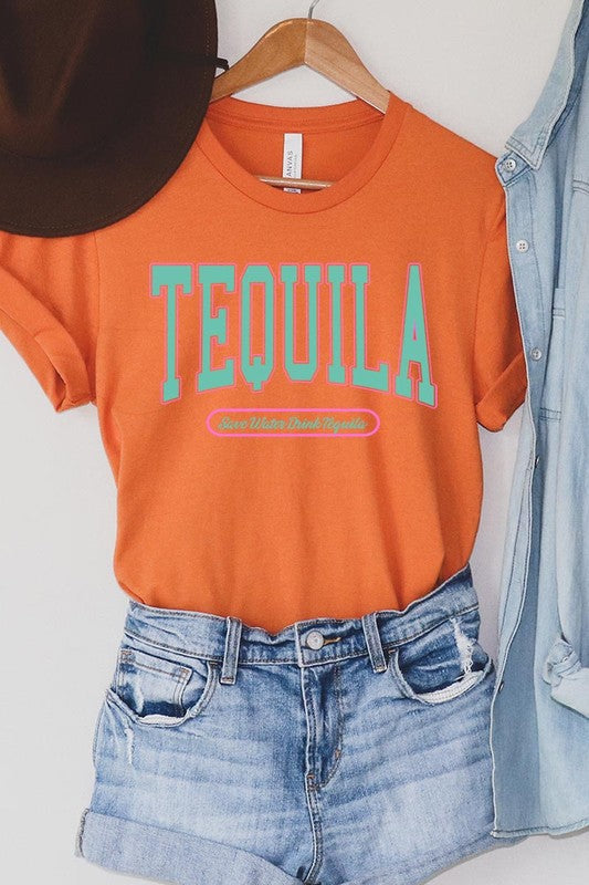 Tequila Summer Drink Graphic T Shirts ORANGE S by Color Bear | Fleurcouture