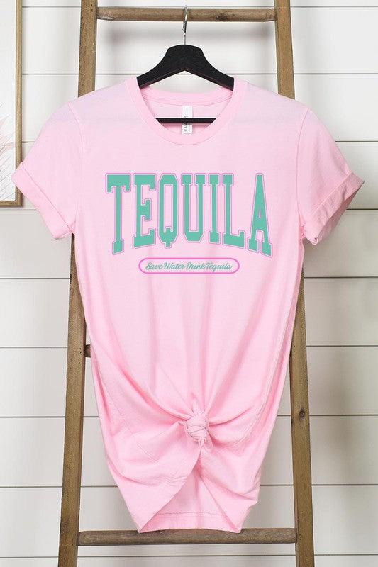 Tequila Summer Drink Graphic T Shirts PINK S by Color Bear | Fleurcouture