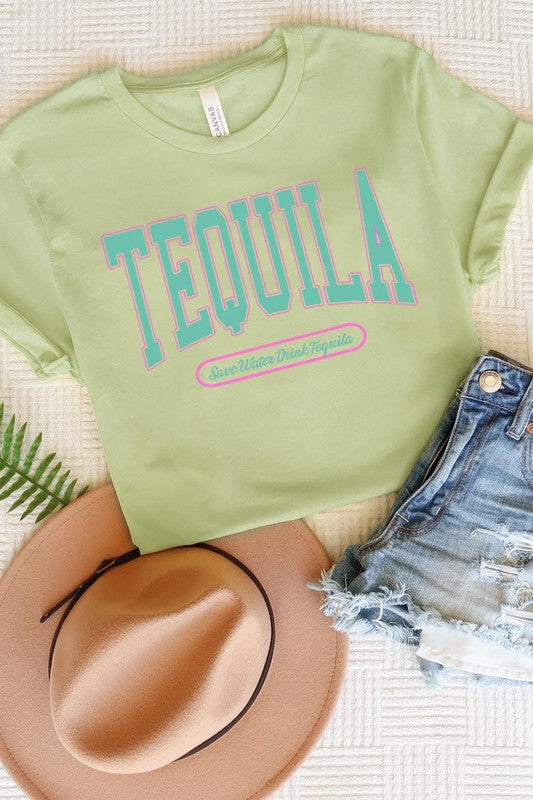 Tequila Summer Drink Graphic T Shirts SPRING GREEN S by Color Bear | Fleurcouture