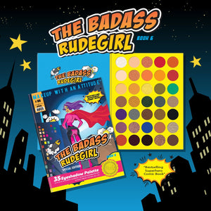 The Badass Rudegirl 35 Eyeshadow Palette - Book 6 Eyeshadow Palettes by Rude Cosmetics | Fleurcouture