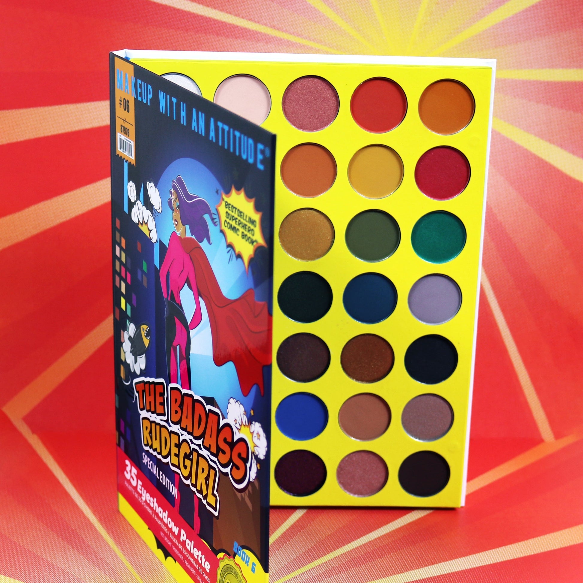 The Badass Rudegirl 35 Eyeshadow Palette - Book 6 Eyeshadow Palettes by Rude Cosmetics | Fleurcouture
